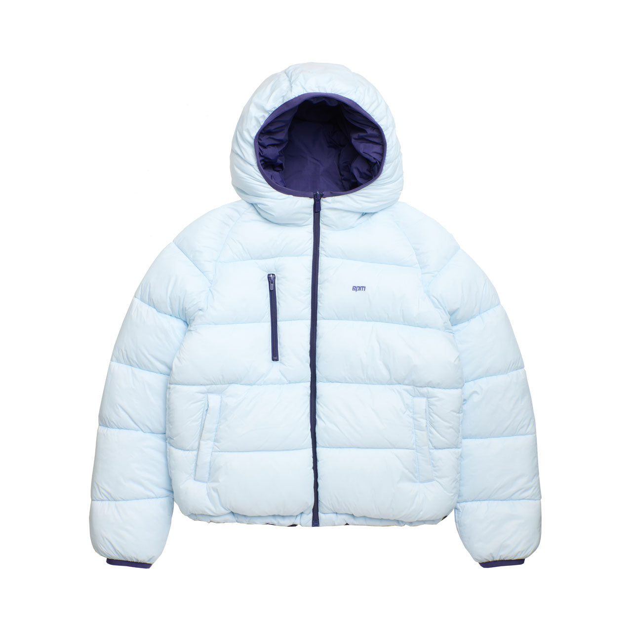 REVERSIBLE PUFFER JACKET BLUE