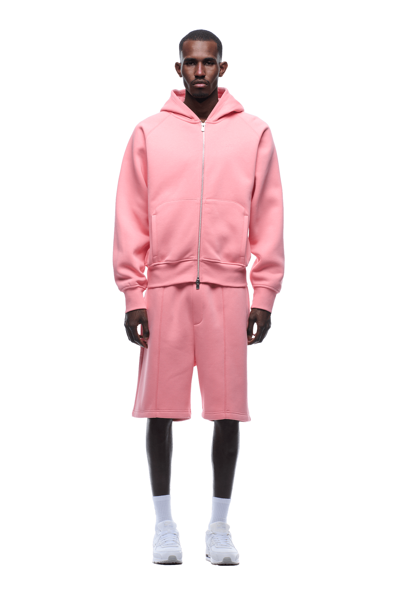 COVERLOCK ZIP HOODIE FLAMINGO PINK
