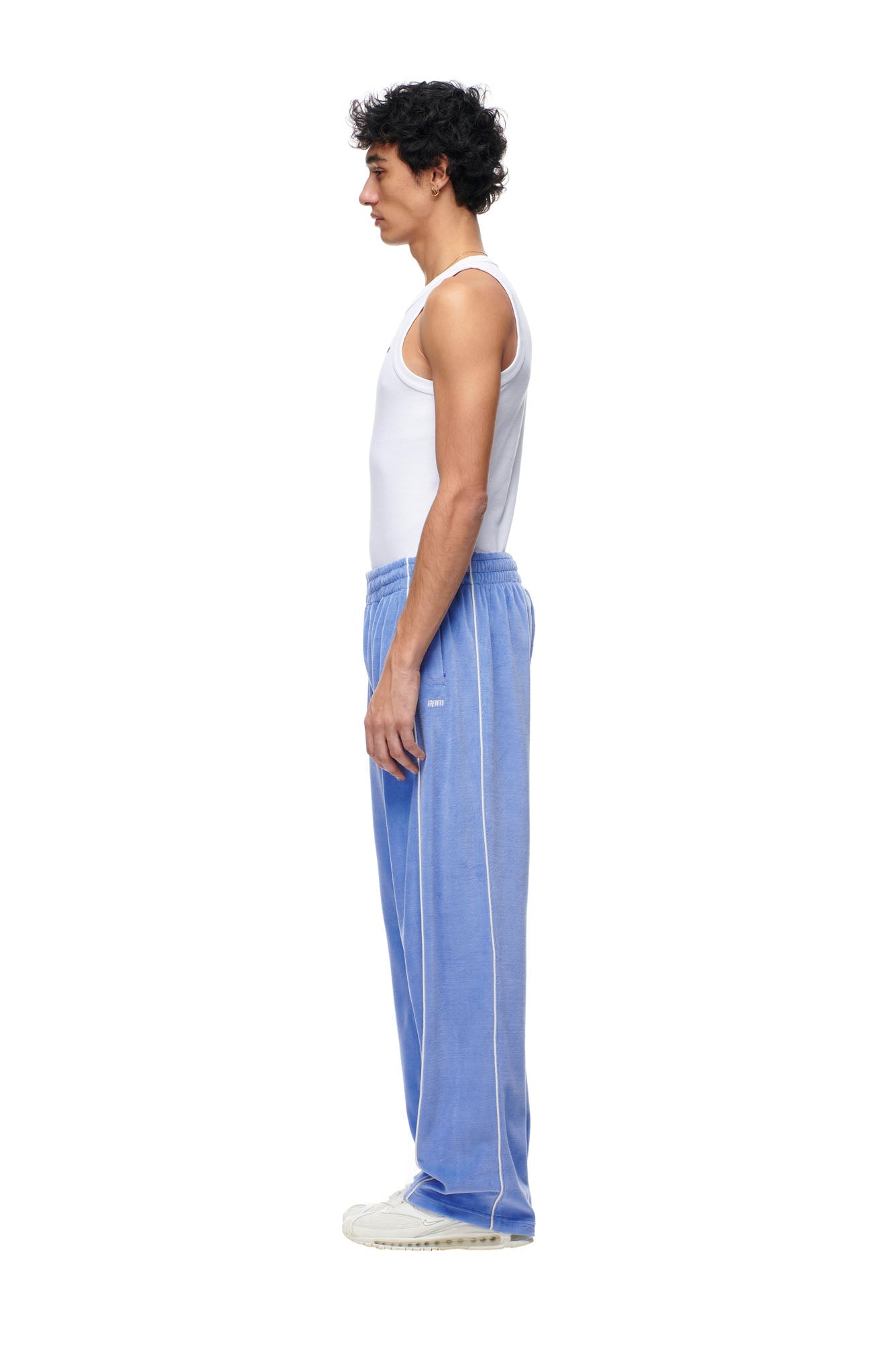 BF VELOURS TRACKPANTS PERSIAN BLUE